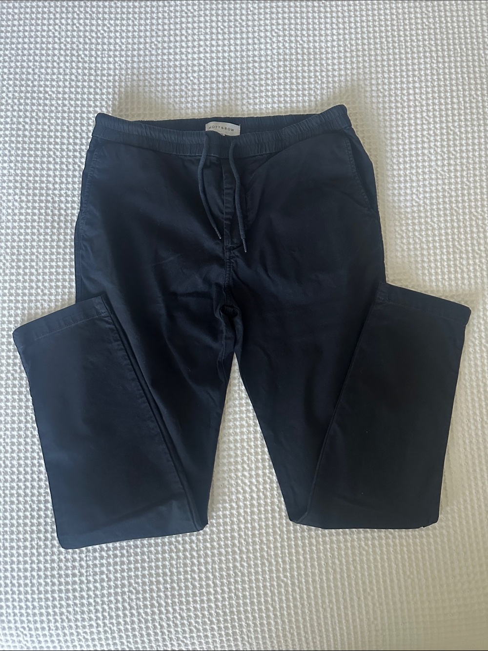 Men's Mott & Bow Navy Leisure Pant, Size 34, NWOT